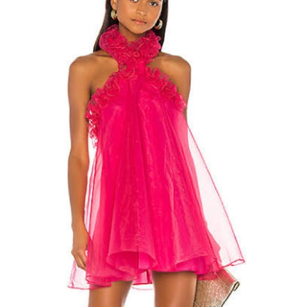 Lovers and Friends: Capri Mini Dress in Hot Pink: Size Medium